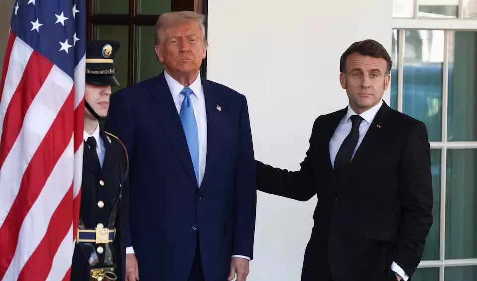 Дональд Трамп и Эммануэль Макрон / Фото: Reuters