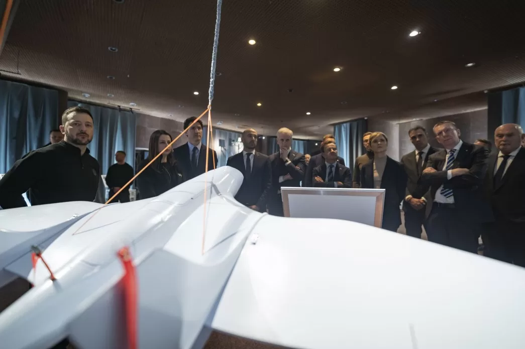 Volodymyr Zelenskyy showed international partners Ukrainian-made weapons / Photo: The President's Office