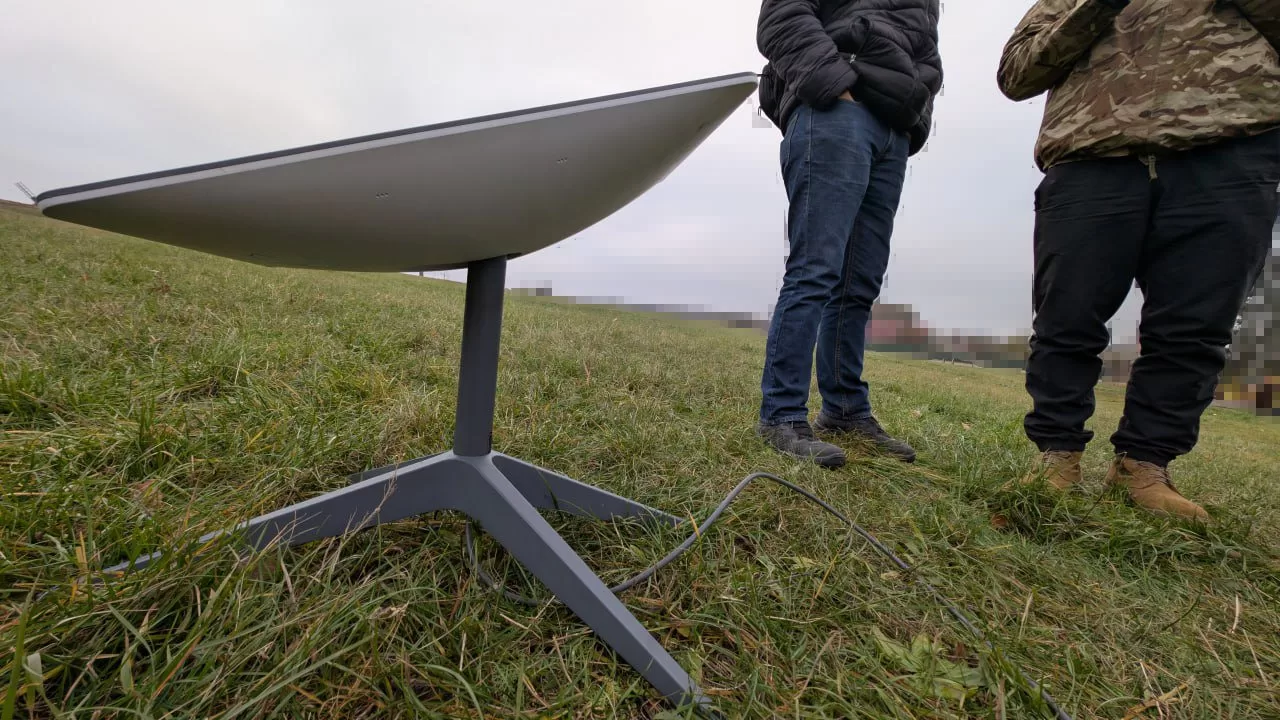Starlink terminal / Photo: Kruk UAV Operator Training Center