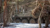 Polish armored personnel carriers “Rosomak” in service with the 44th Brigade / Photo: 44th separate mechanized brigade