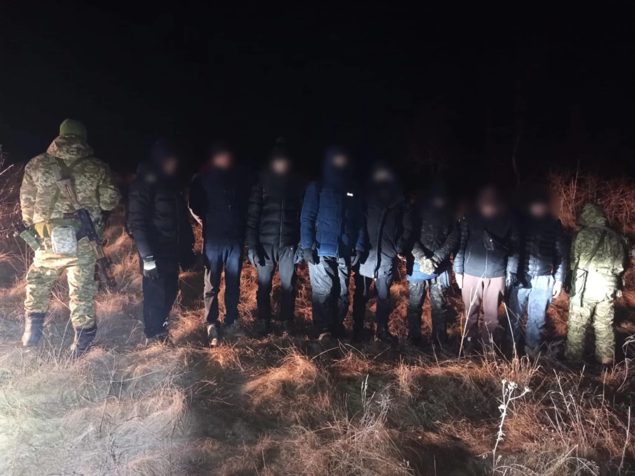 В Одесской области задержали группу мужчин / Фото: Южное региональное управление Госпогранслужбы Украины