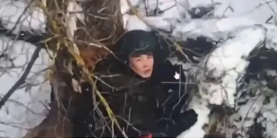 Північнокорейський солдат в Курській області / Скриншот відео Zelenskiy Official / Telegram