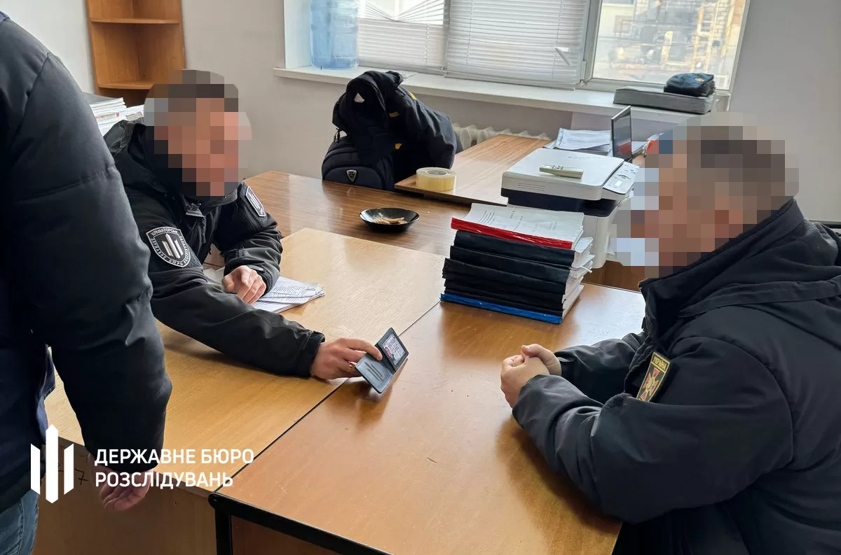 Оголошення підозри ексначальнику ДПРЧ на Донеччині / Фото: ДБР