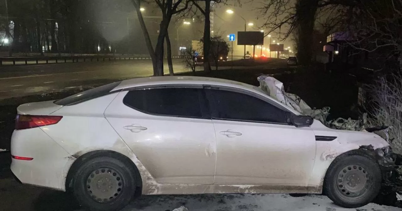 Правоохранители задержали нетрезвого водителя KIA, который спровоцировал ДТП и травмировал трех своих пассажиров / Фото Нацполиция