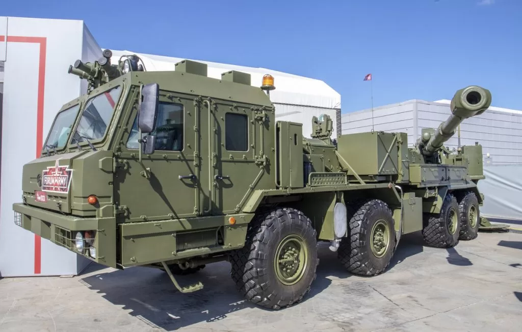 Колесная артиллерийская установка 2С43 "Мальва" / Фото из соцсетей