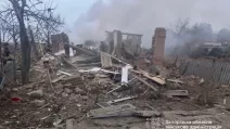 В селе Омельник Запорожской области под завалами оказались два человека / Фото: Иван Федоров