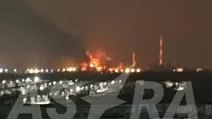 Fire at the Syzran refinery / Still from the video
