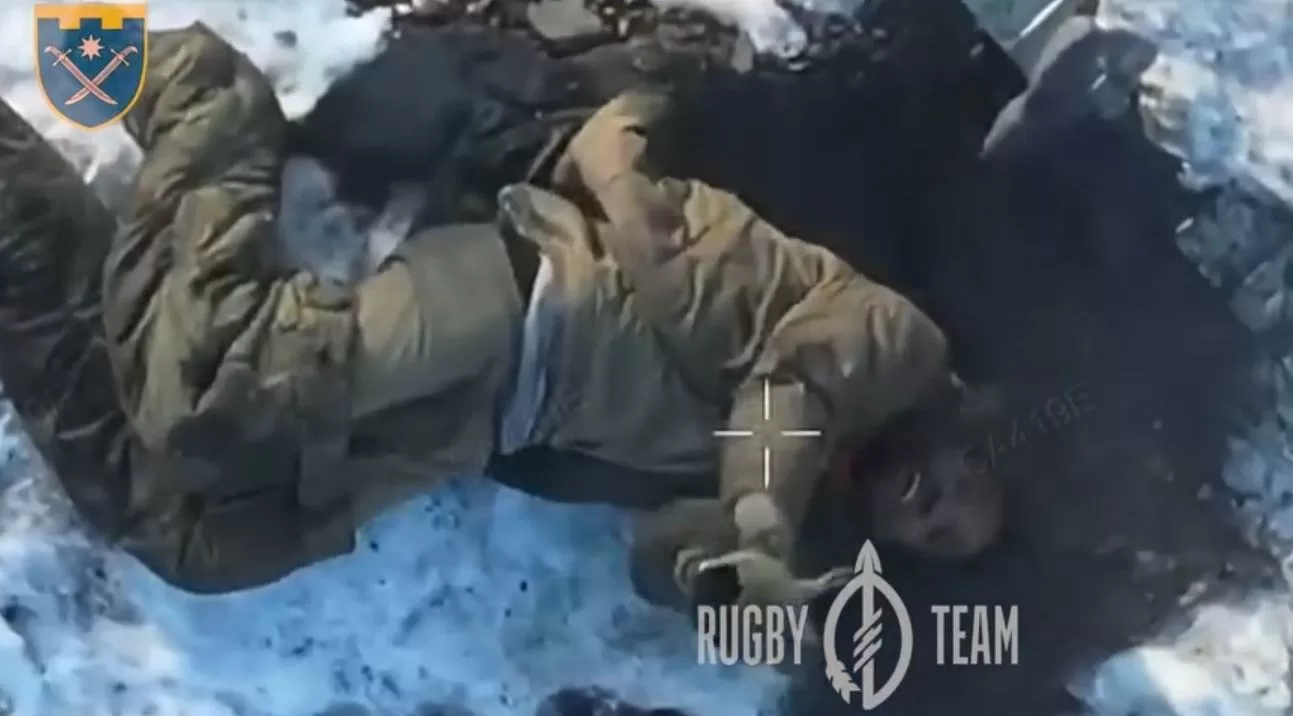 Russian mercenary / Still from the video