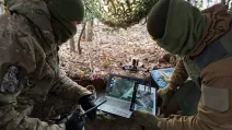 Soldiers of the company of strike unmanned aerial vehicles of the 1st Ivan Bohun Separate Special Forces Brigade / Photo by Myroslav Hai