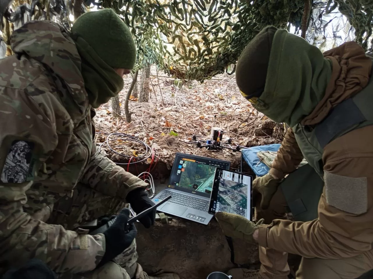 Бойцы роты ударных беспилотных авиационных комплексов 1 Отдельной Бригады Специального назначения им. Ивана Богуна / Фото Мирослав Гай