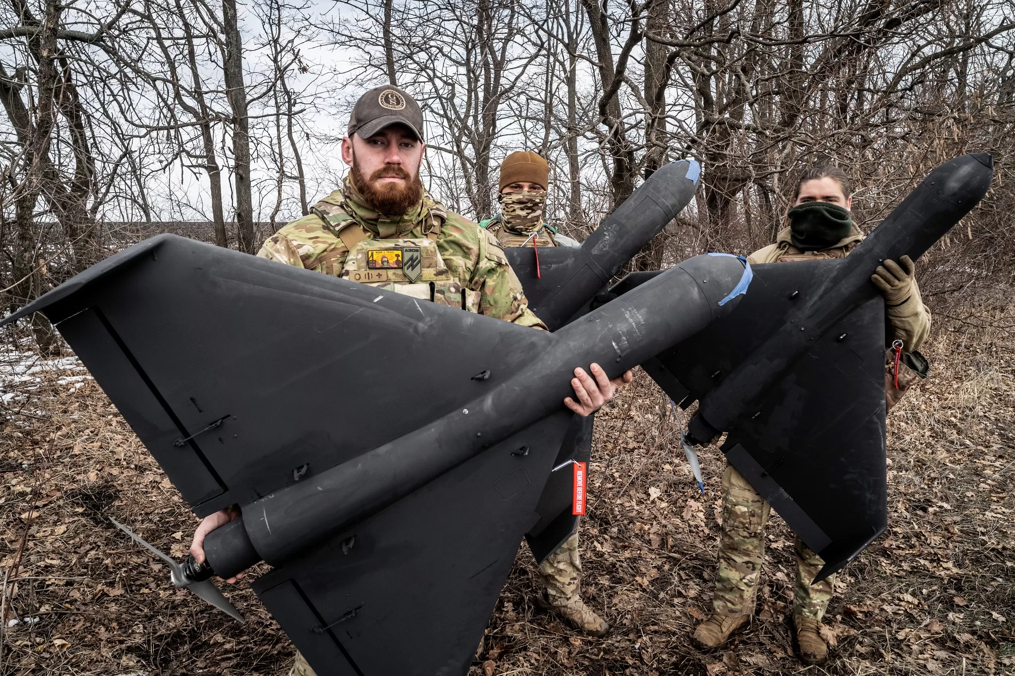 UAS SETH в использовании бойцов 12-й бригады "Азов" / Фото: "Повернись живим"