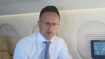 Міністр закордонних справ Угорщини Петр Сійярто / Кадр з відео