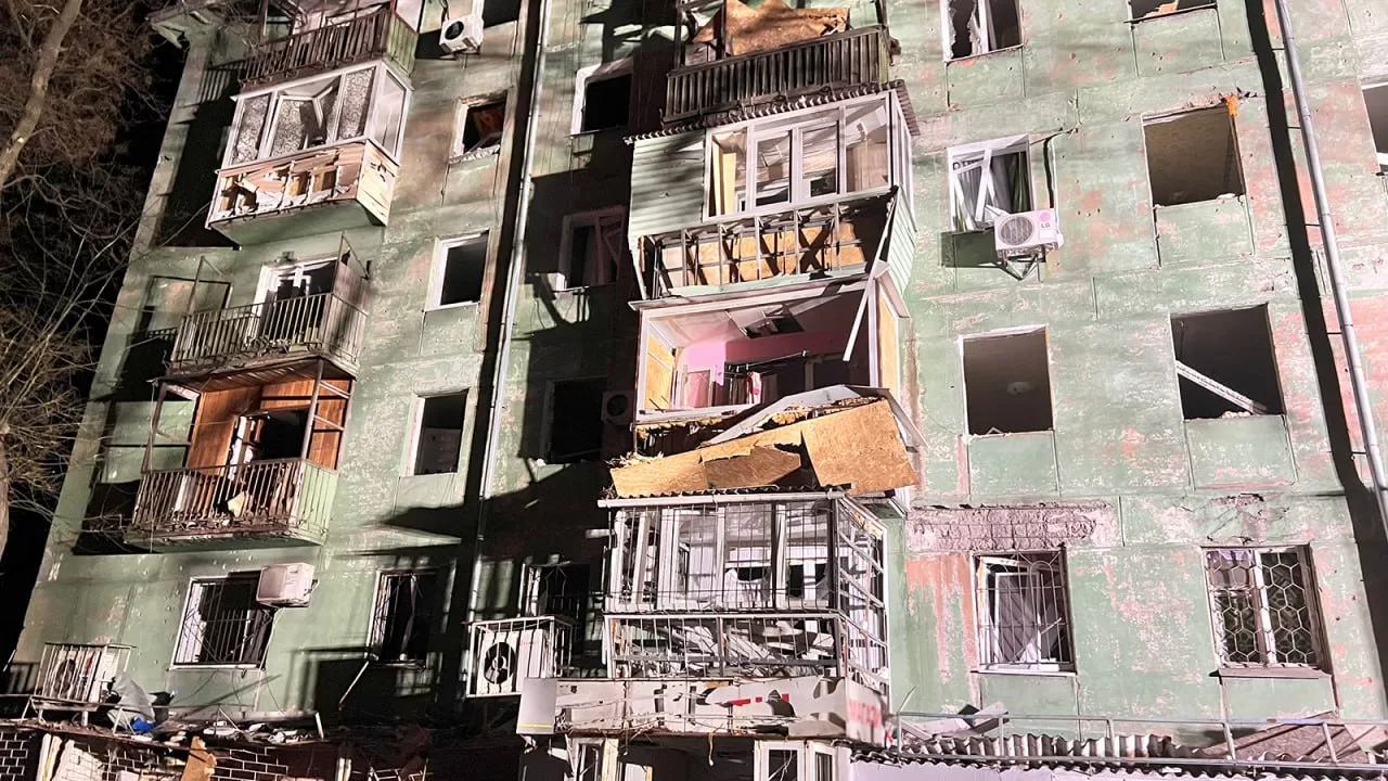 The aftermath of the attack on Zaporizhzhia / Photo by the SES