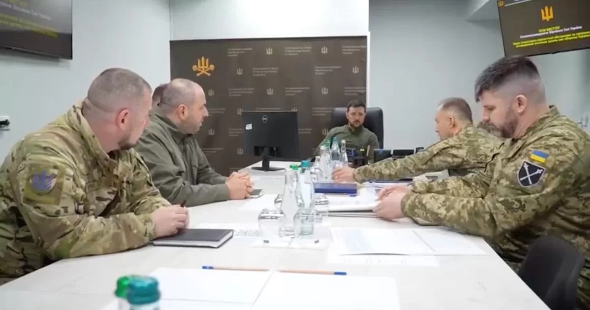 Military cabinet meeting in Kharkiv / Video screenshot
