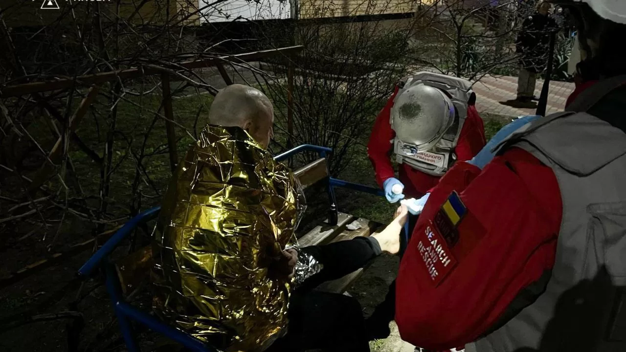 Наслідки нічної атаки на Київ / Фото ДСНС