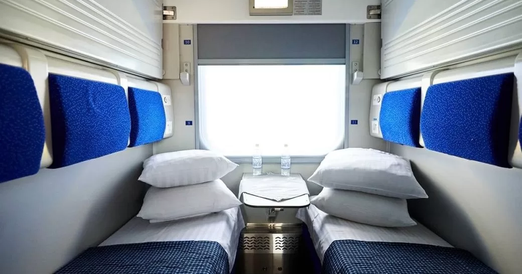 Купе вагона УЗ / Фото Укрзализныця