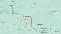 Краснояружский район Белгородской области на карте / Google Maps