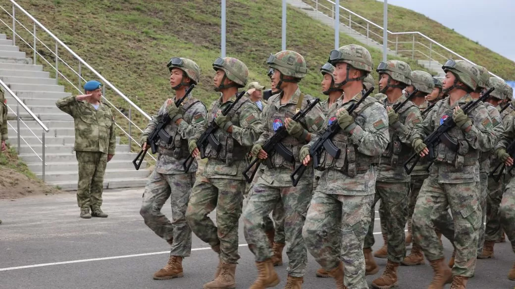 Китайские военные на белорусском полигоне "Брестский" / Фото: Министерство обороны Беларуси