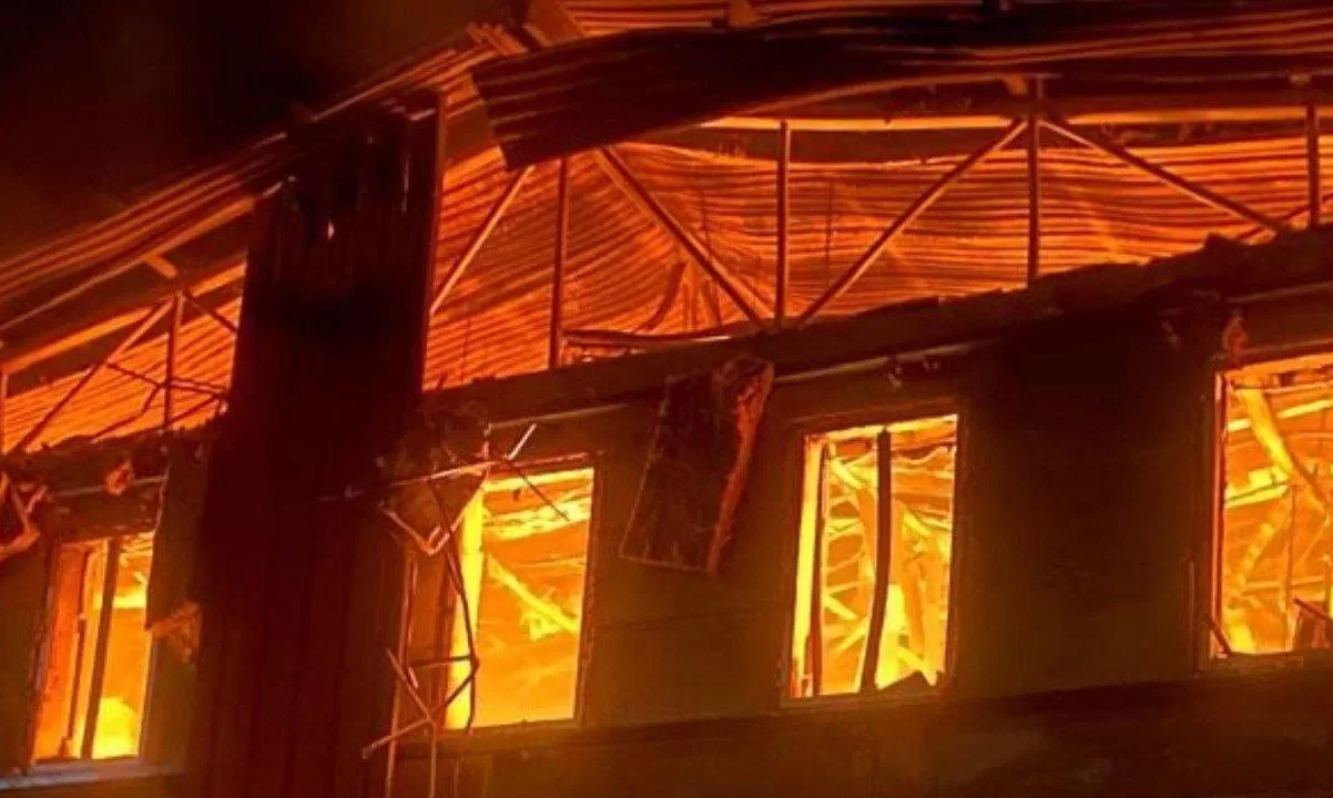 Пожежа у Кривому Розі / Фото: Дніпропетровська ОВА