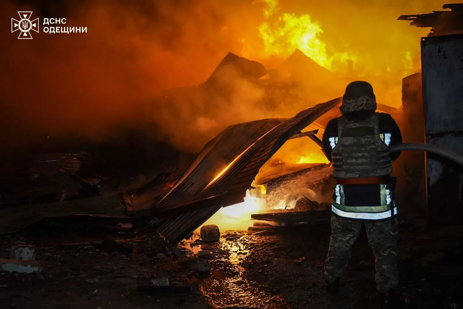 Night attack on Odesa region: houses damaged, one injured