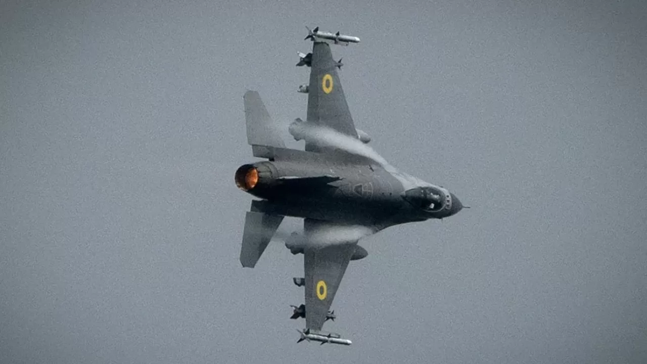 Украинский F-16 / Фото Воздушные силы ВСУ