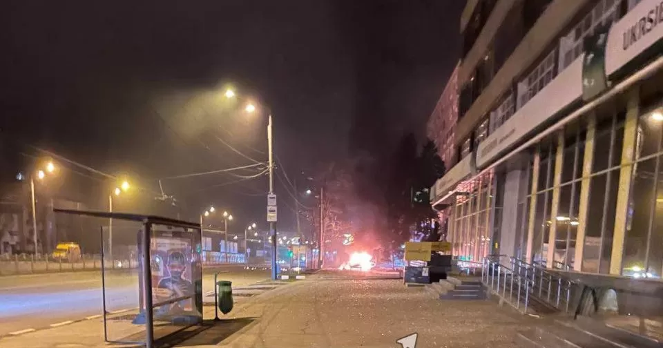 The aftermath of a UAV attack on Kharkiv. 29 March 2025 / Photo from social media