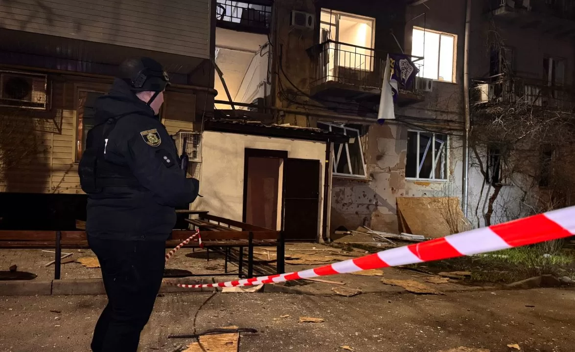 Consequences of Russian strikes on the Shevchenkivskyi district of Kharkiv, 29 March 2025 / Photo: Suspilne