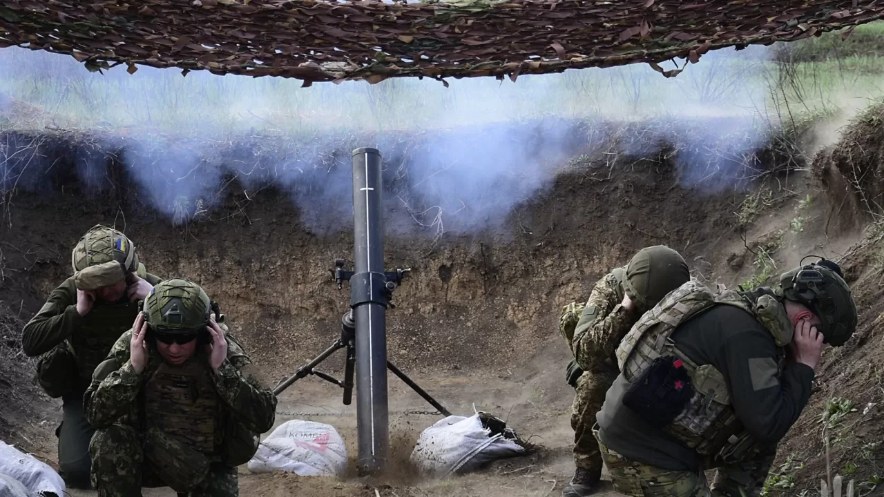 Тренування воїнів-мінометників / Фото: Сили оборони Півдня