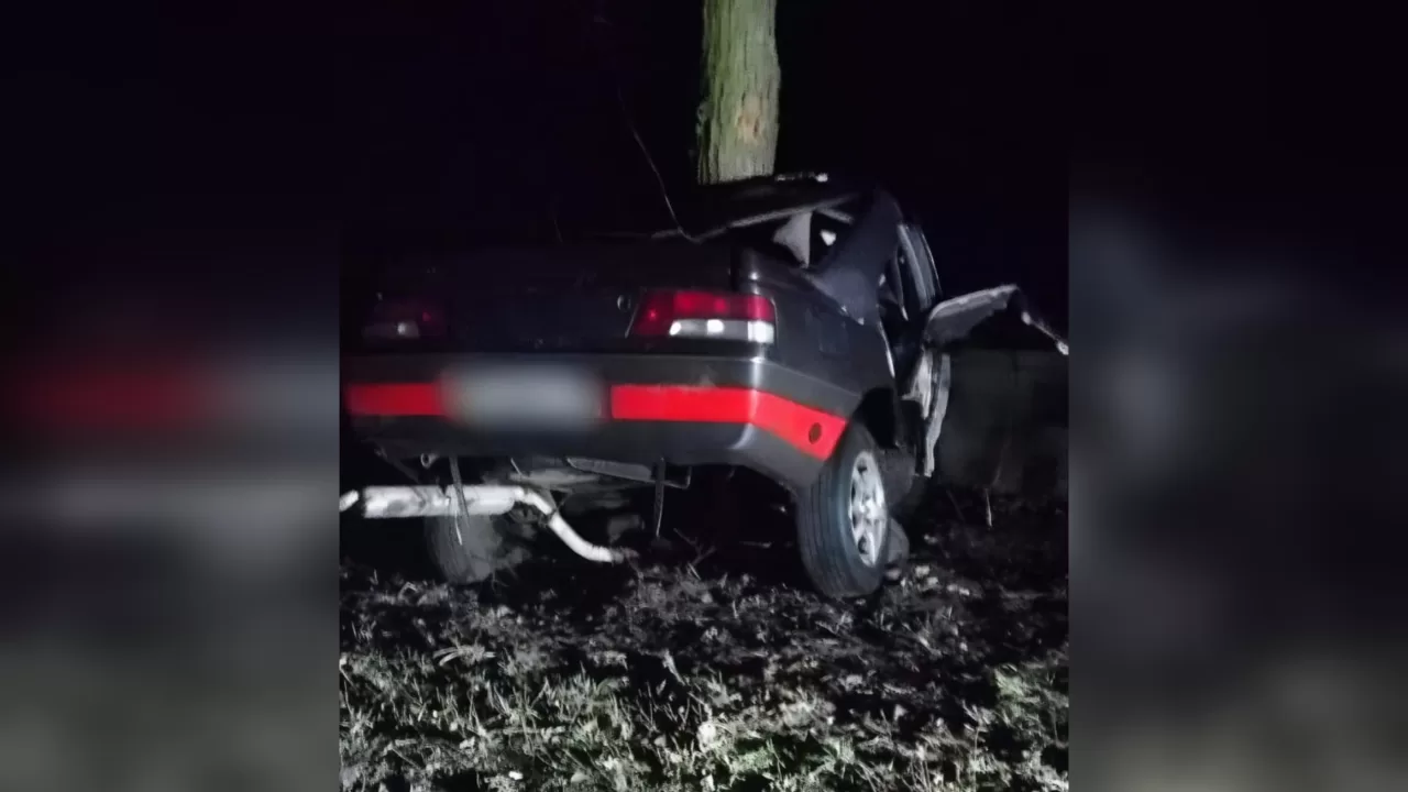 В Обухівському районі внаслідок ДТП загинув 21-річний водій легковика / Фото: Поліція Київської області