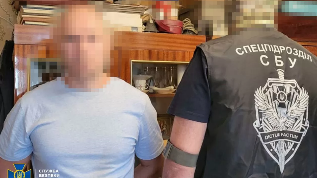 Задержанный на Харьковщине агент РФ / Фото: СБУ