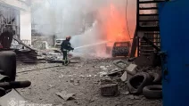 Four civilians were killed and ten injured in a missile attack on Kryvyi Rih / Photo: SES