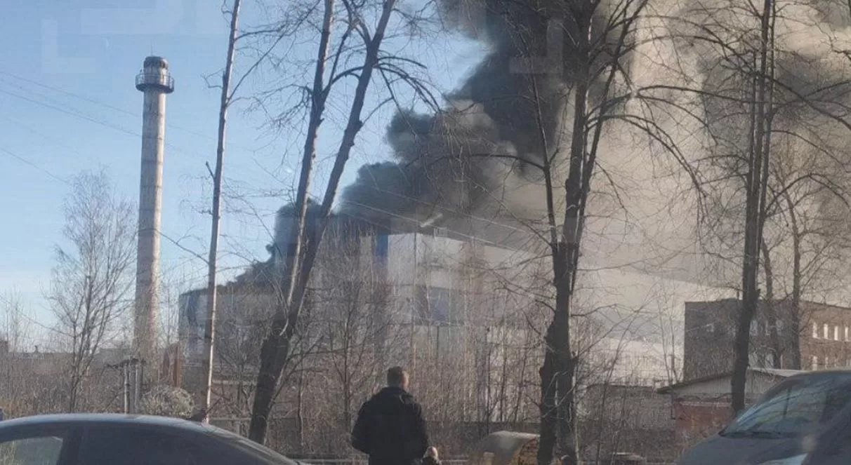 Пожежа на Онезькому суднобудівному / Фото з соцмереж