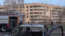 At least 34 apartment buildings, 6 educational institutions, shops, private sector, infrastructure facilities and cars were damaged as a result of the missile attack / Photo by SES
