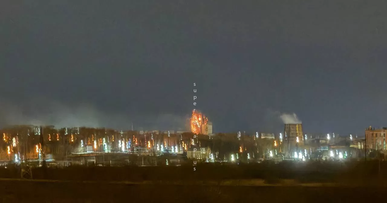 There are reports of an attack on a fibre-optic plant in Saransk