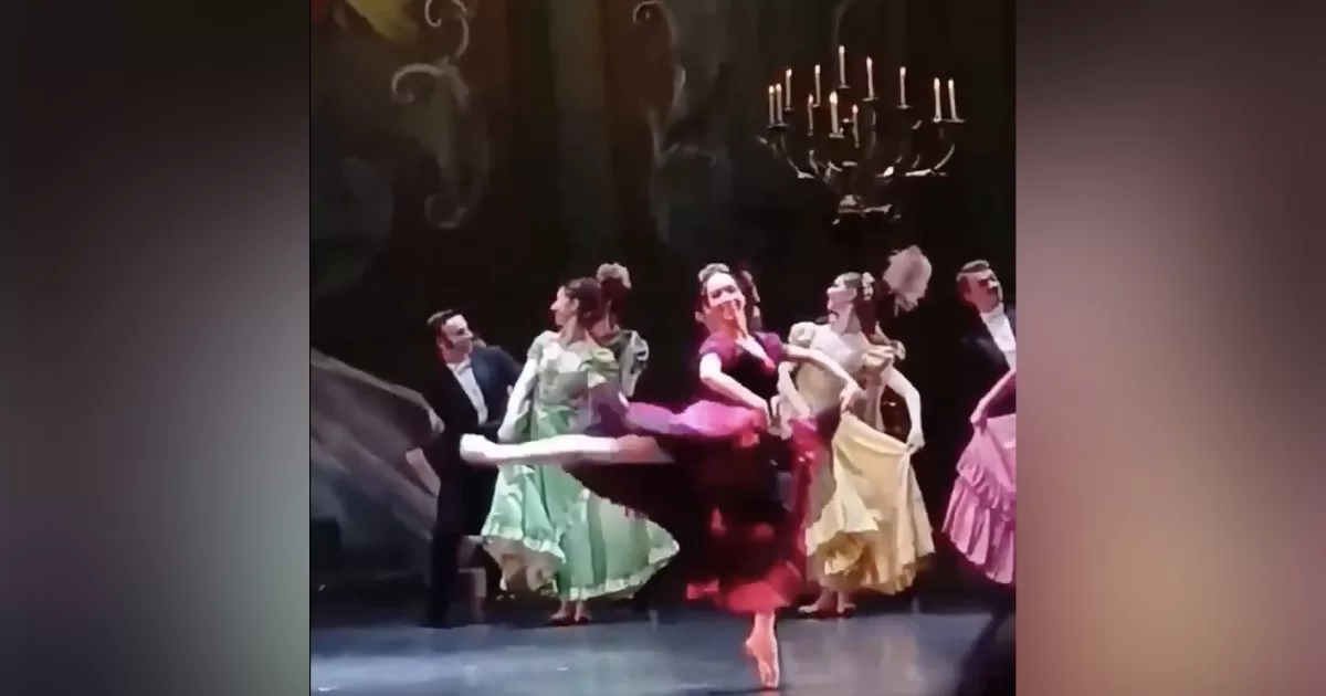 Марія Шувалова танцює «Тарантеллу» / Скриншот відео