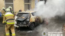 В Киеве задержали подозреваемого в поджоге автомобиля возле метро «Олимпийская» / Фото: Полиция Киева