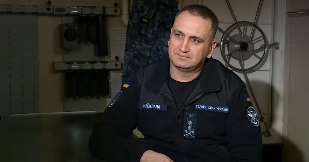 Командувач Військово-морськими силами України Олексій Неїжпапа / Фото RFE/RL