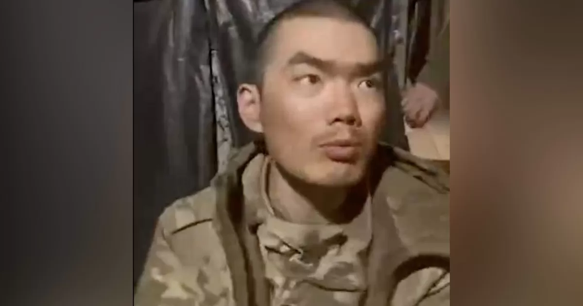 A captured Chinese citizen / Video screenshot