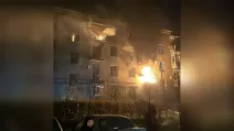 Пожар в Краматорске после обстрела 8 апреля / Фото: Соцсети