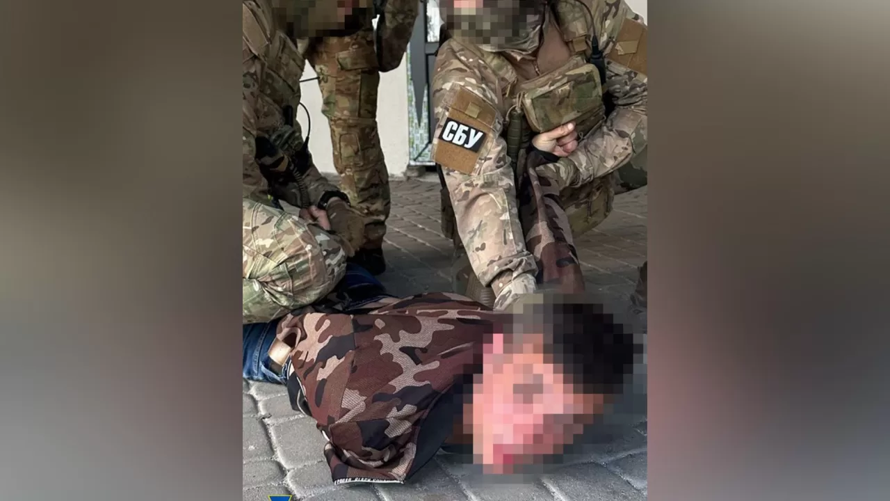 Подозреваемый в совершении поджогов / Фото: СБУ