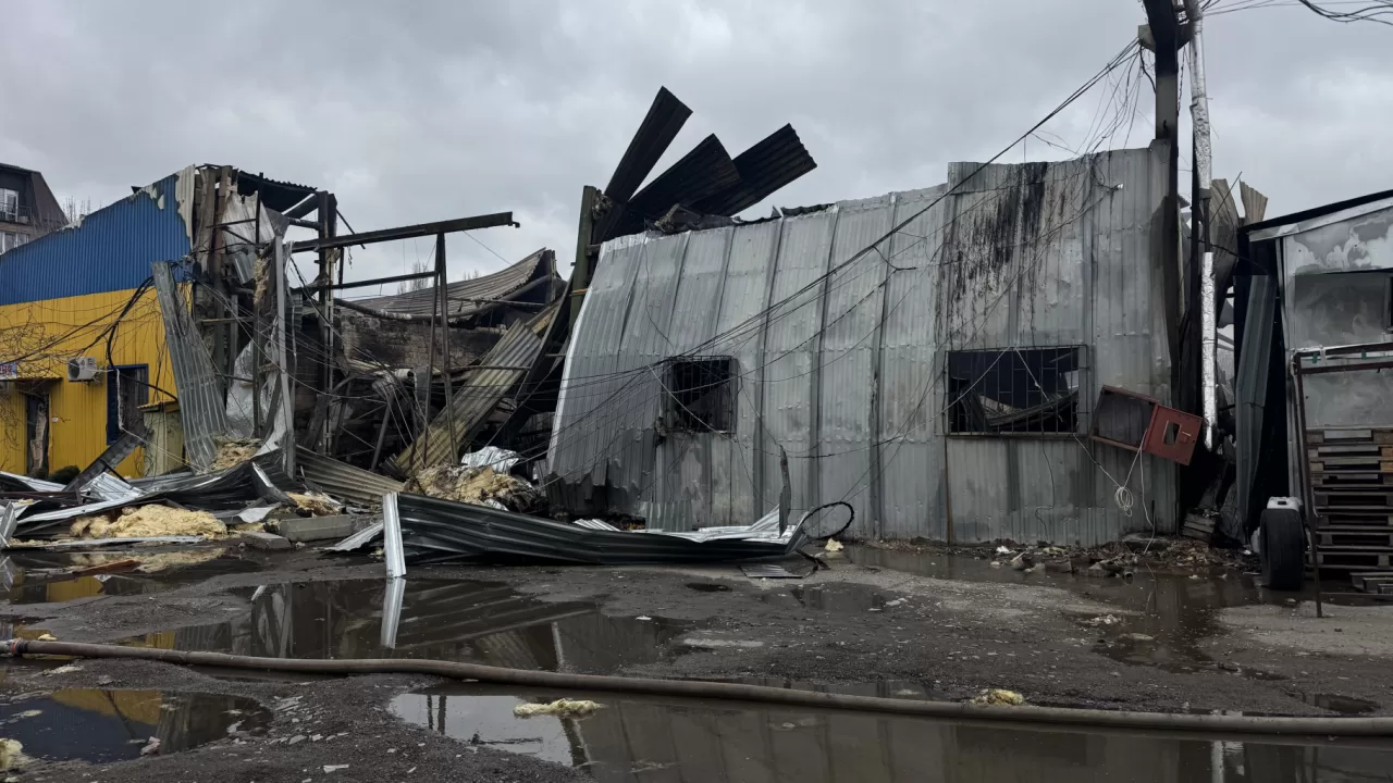 Уничтоженный склад киевской компании / Фото: Sigma Mobile