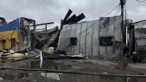 Знищений склад київської компанії / Фото: Sigma Mobile