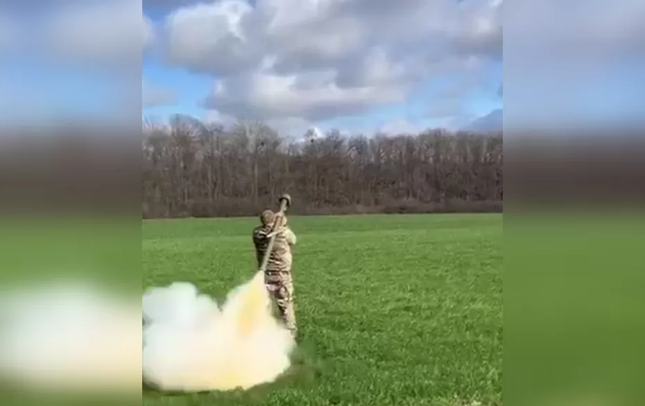 Збиття "шахеда" з ПЗРК "Ігла" / Скриншот