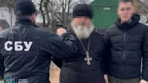 Задержанный по подозрению в работе на ФСБ поп УПЦ МП / Фото: СБУ