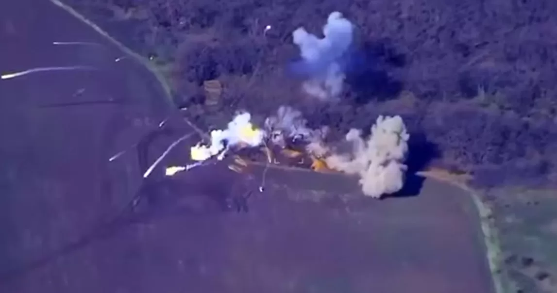 Момент влучання по ворожій техніці / Скриншот