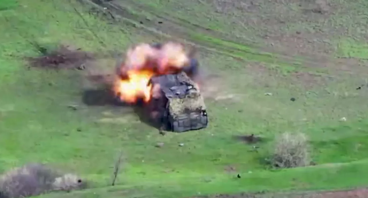 Російська техніка на Новопавлівському напрямку / Скриншот