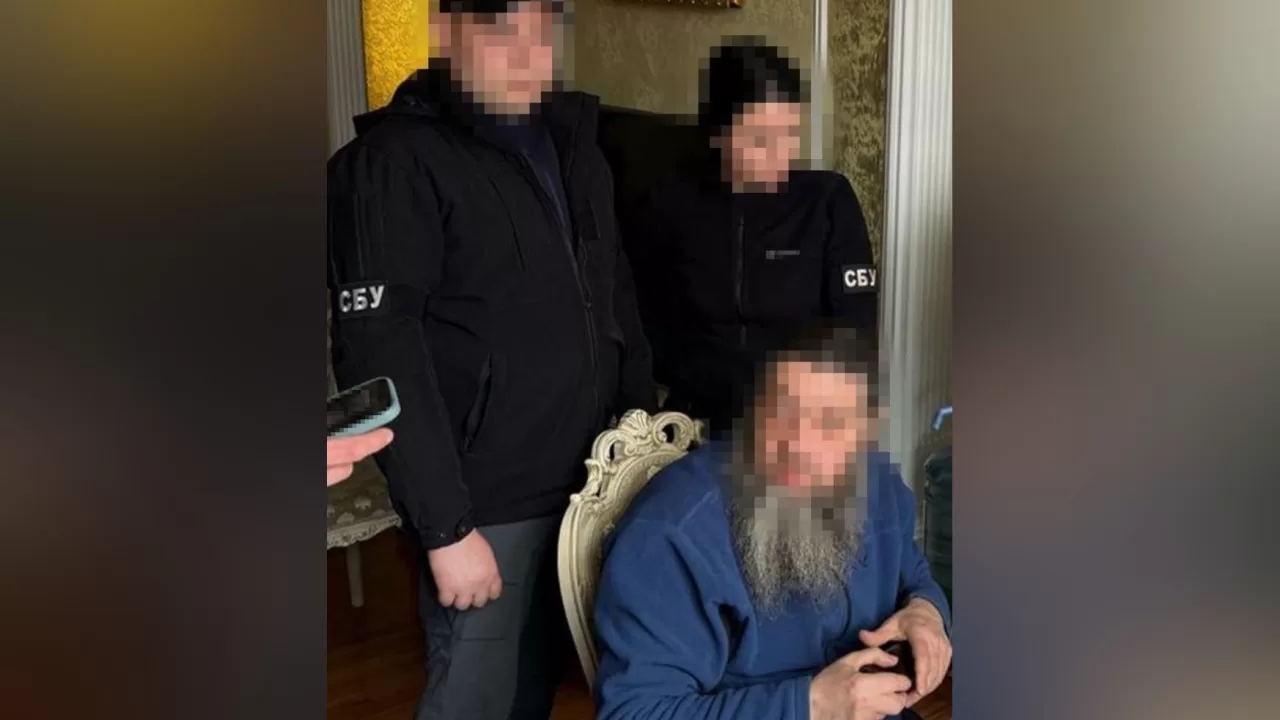 Затримання клірика УПЦ МП / Фото: СБУ