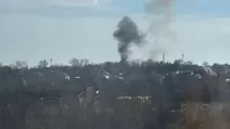 UAVs attacked a missile brigade in the town of Shuya / Still from video