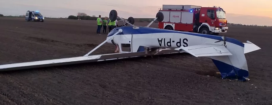 У Польщі зазнав аварії  літак / Фото: KM PSP GLIWICE