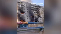 Enemies attacked a house with drones in the Dniprovskyi district of Kherson / Video screenshot